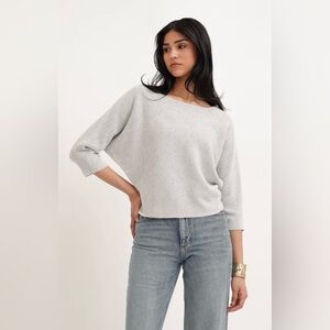 Cyrus Light Gray Knit Top
